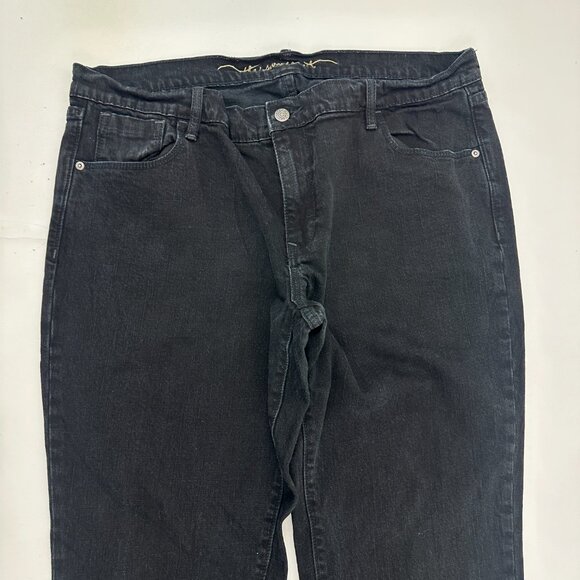 Old Navy The Sweetheart Classic Rise Bootcut Women's size 16 Black Denim Jeans - Picture 2 of 4